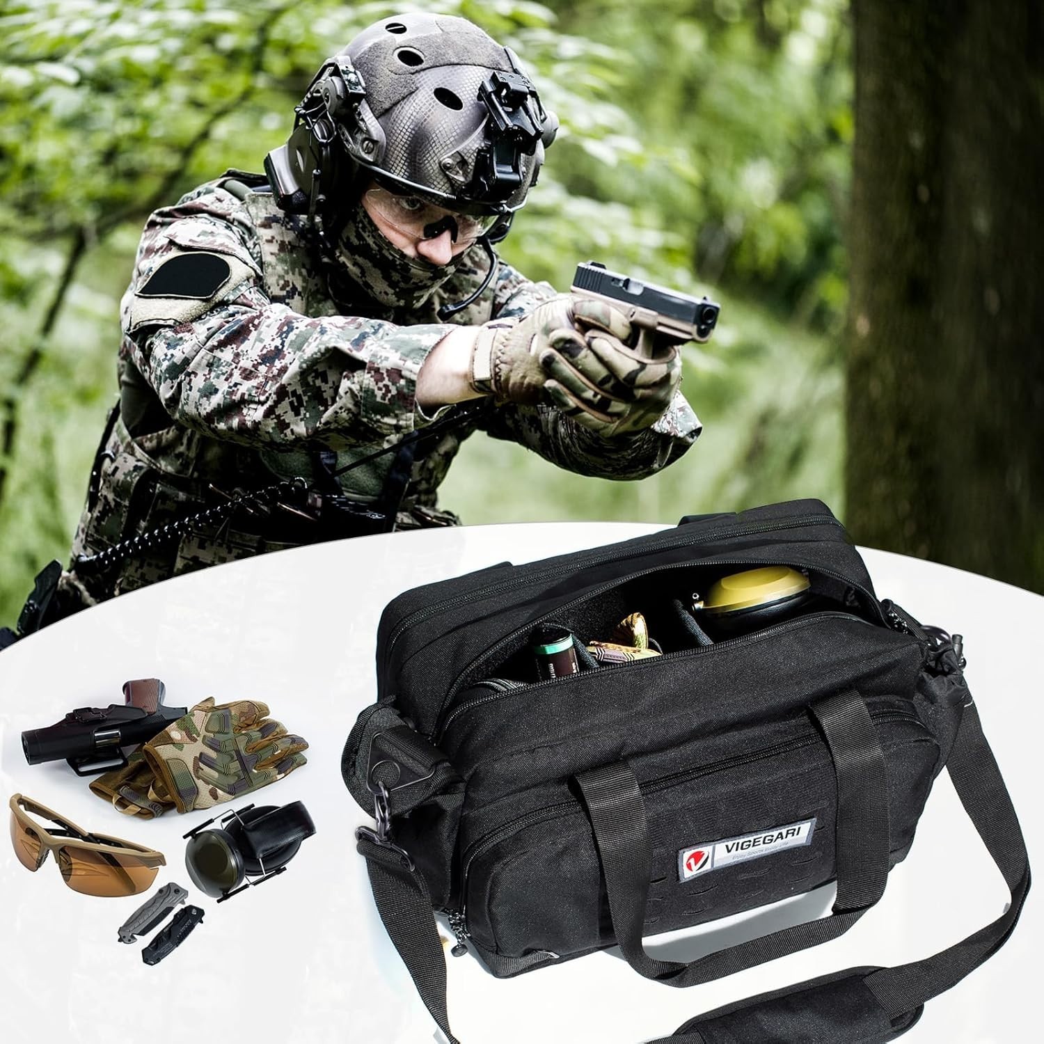 Pistol Range Bag Shooting Gun Bag for Pistols Gun Case for Handguns Gun Range Ac
