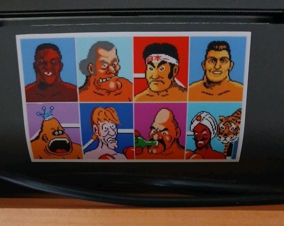 Mike Tyson's Punchout Nes Nintendo Custom Sticker Decal Mr Dream King Hippo Soda