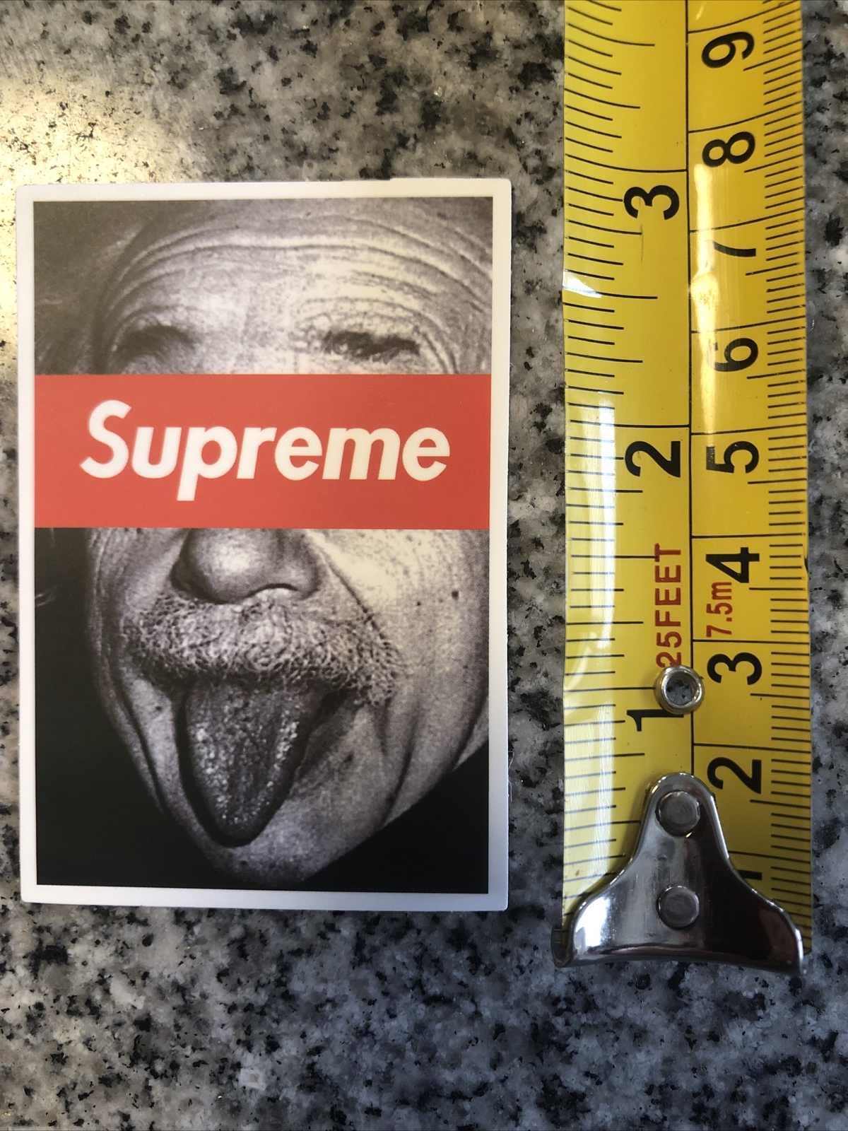 1 Supreme Albert Einstein Sticker