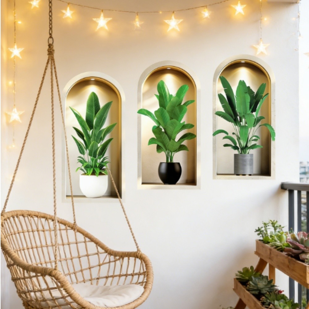 3D Wall Stickers Removable Decals Thickened PVC Removable Without Damage