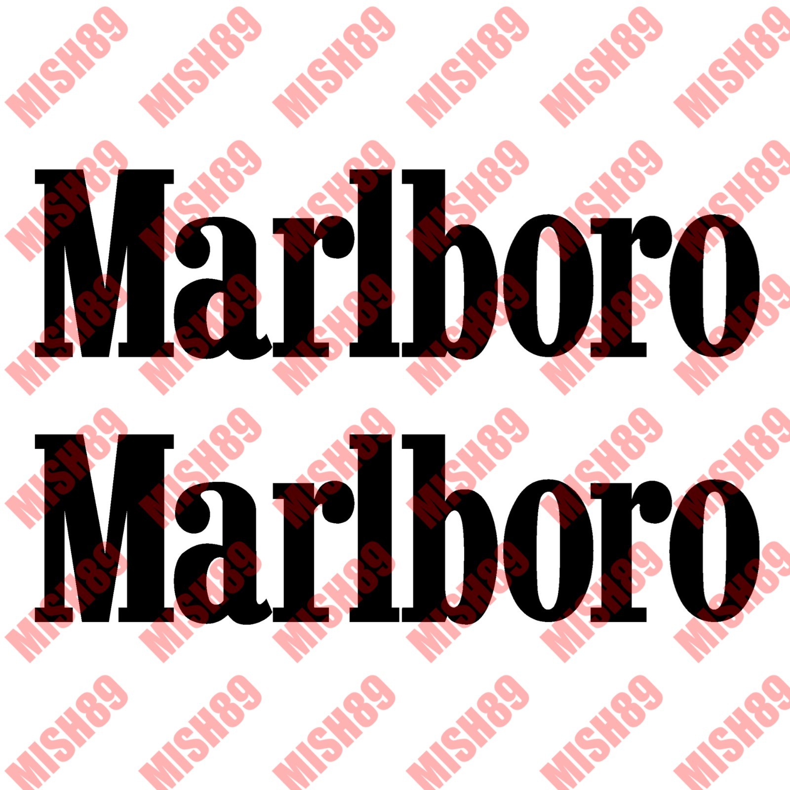 Marlboro Decal Marlboro Vinyl Sticker Motorcycle Car Racing Decal – Any Size