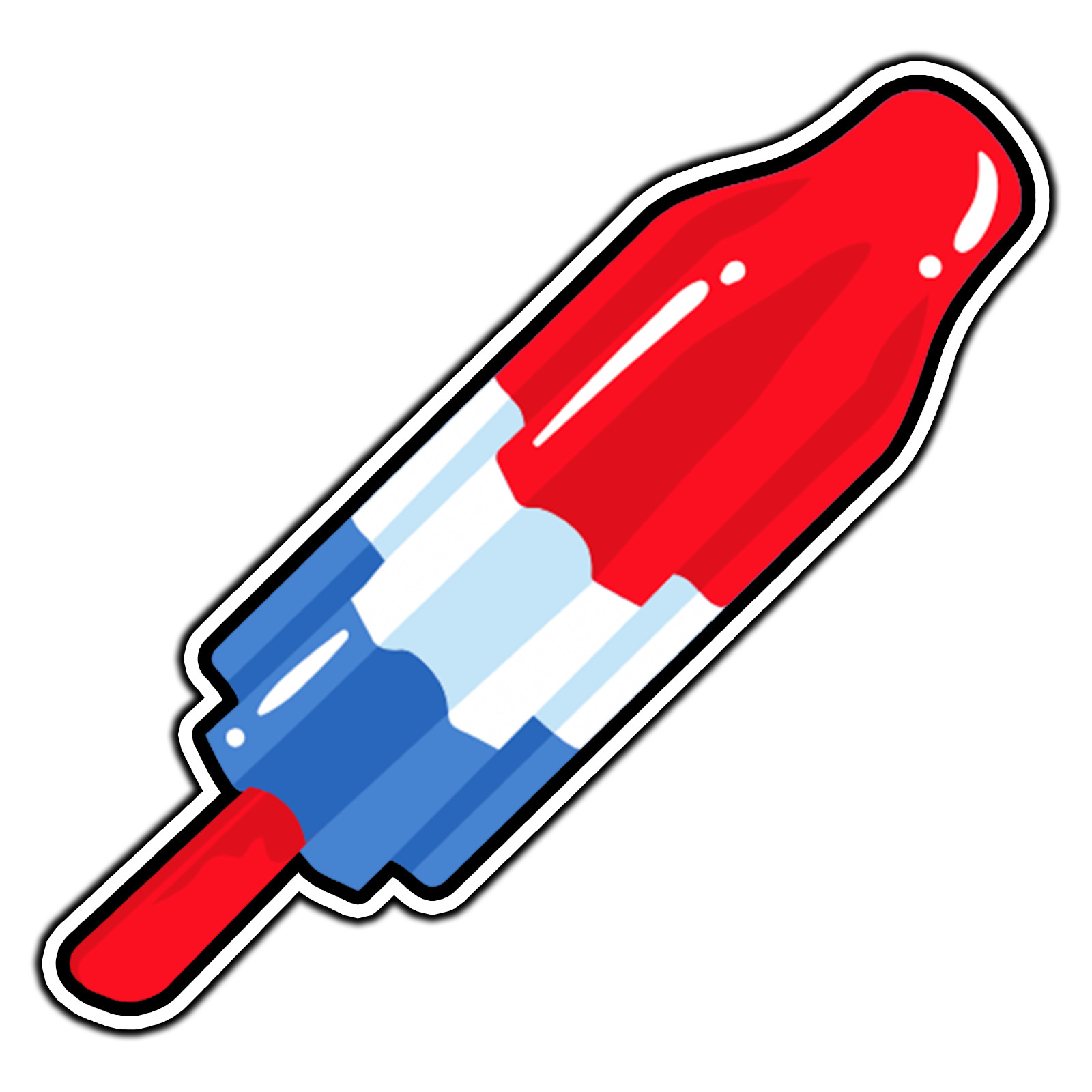 #3431 Bomb Pop Logo #1 Sticker Brand Waterproof Vinyl Decal Die-Cut Car