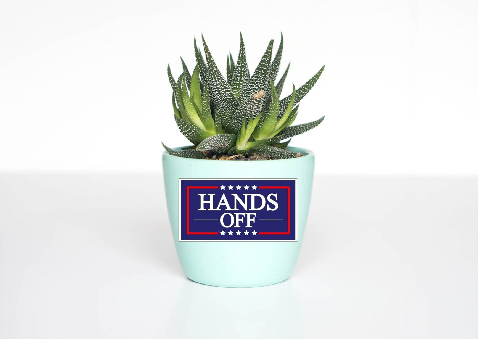 Hands Off Decal Sticker Anti Trump MAGA Democrat Liberal Political Protest