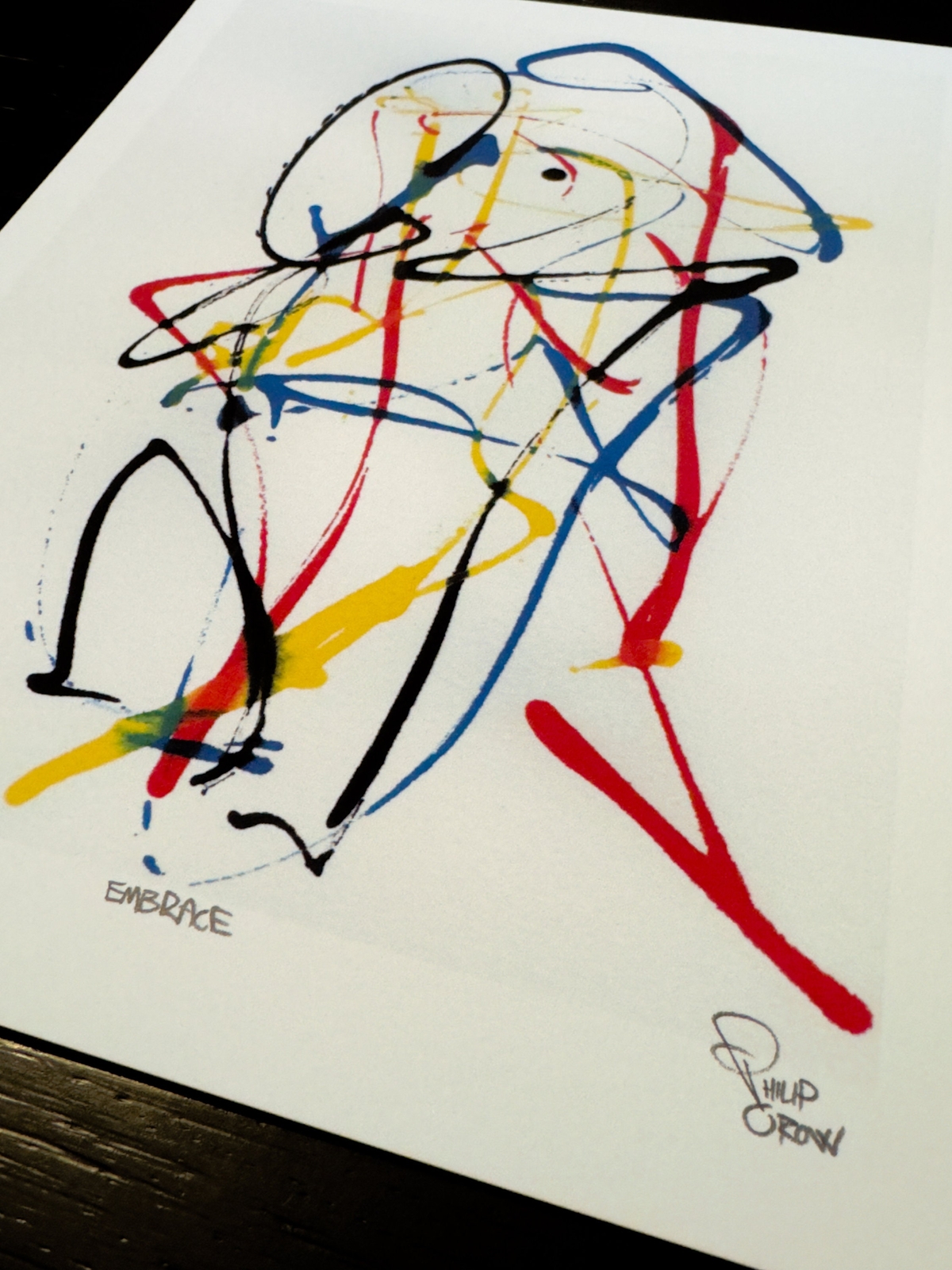 Original Abstract Art – "Embrace"