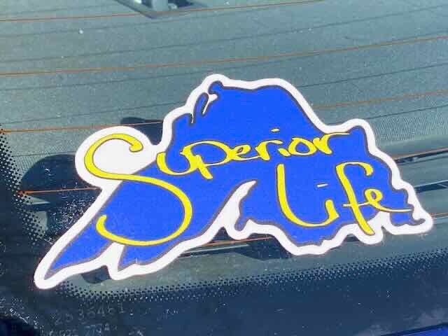 Sticker — Superior Life – Lake Superior Yooper Keewanaw Upper Penisula Michigan