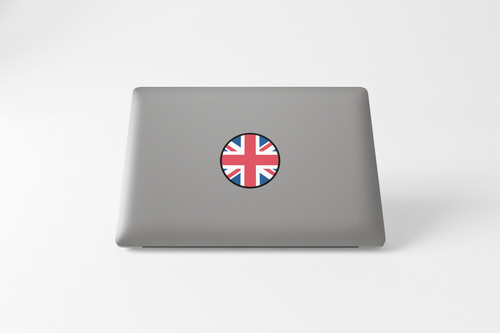 United Kingdom Flag Circle Sticker Decal