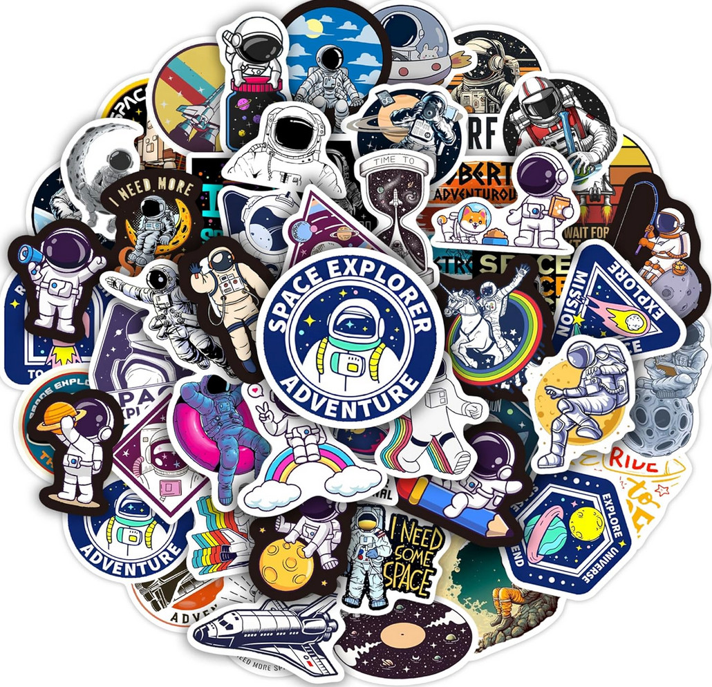 LOT OF 10 PCS random Space Cosmos NASA astronaut planets stars moon celestial