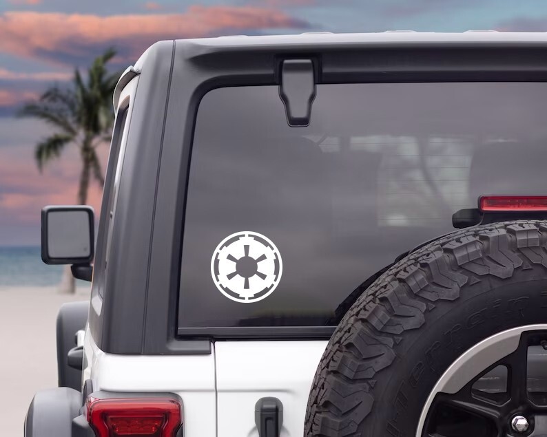 Star Wars Sticker Vinyl Decal Galactic Empire Die Cut Car Window Wall Decal
