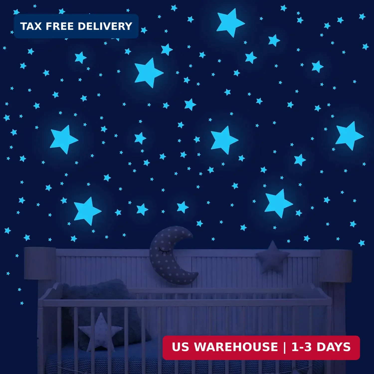 421Pcs Glow in the Dark Stars Space Wall Decals Ceiling Stars for Bedroom | Gala