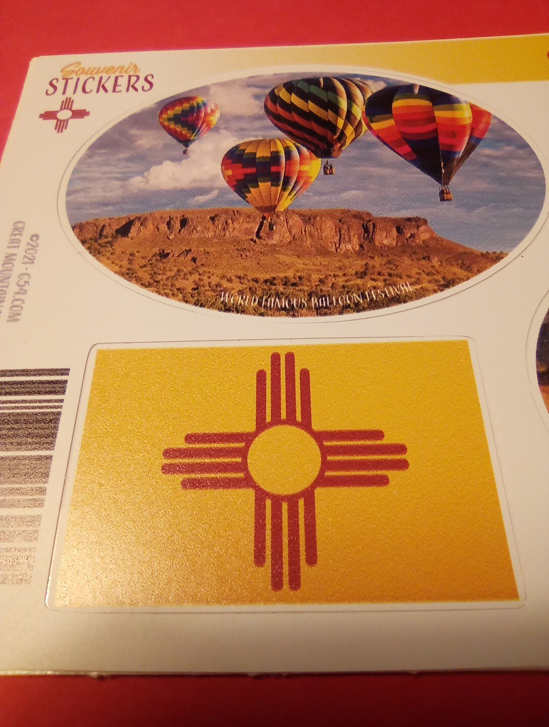 NEW MEXICO 4 LOGO STICKERS GREAT FOR ANY COLLECTION NEW!
