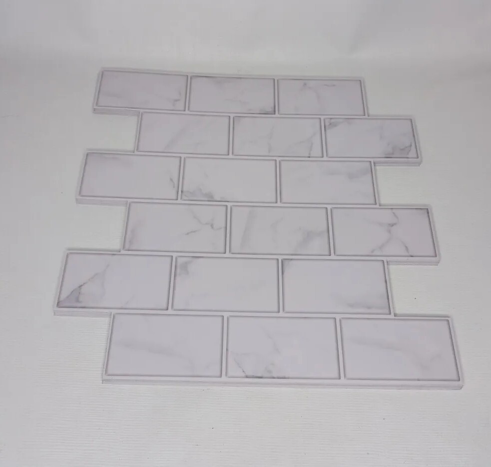 12" x 12" Self Adhesive Wall Tiles Stickers Tiles Sticker 10 Sheets