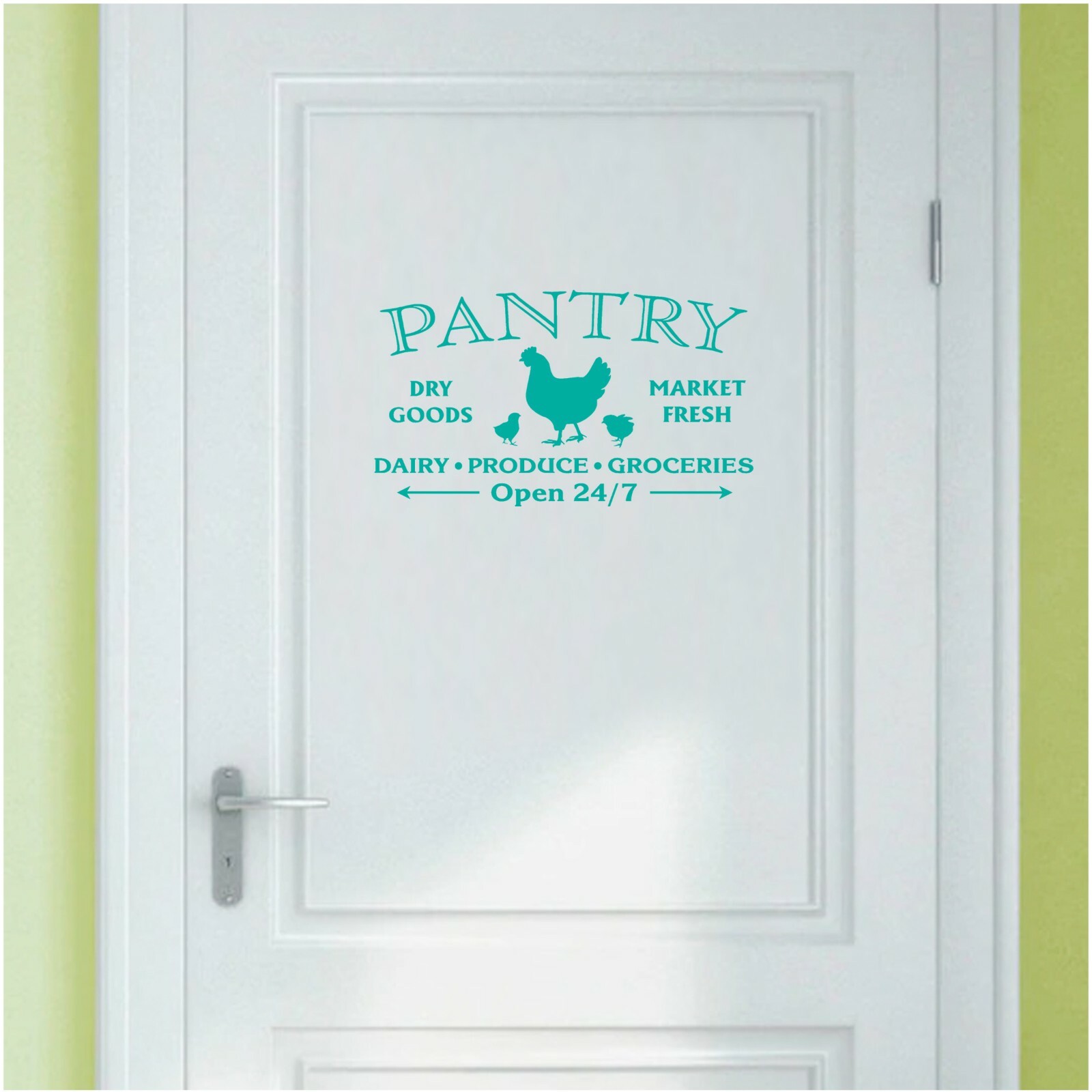 Pantry Door Sign Kitchen Can Food Art Vinyl Home Decor Wall Sticker Decal 188