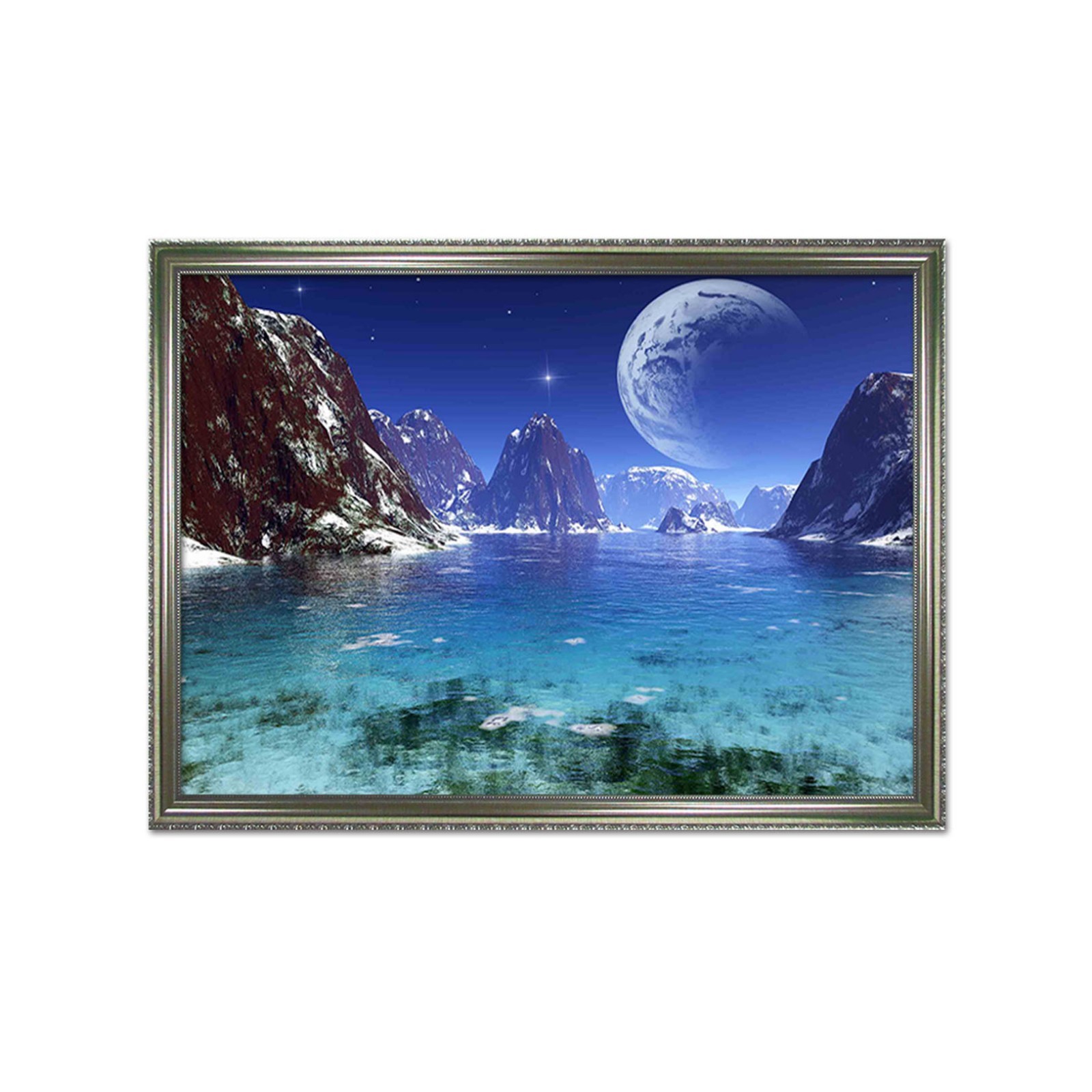 3D Planetary River 6 Framed Poster Home Decor Print Painting Art AJ WALLPAPER