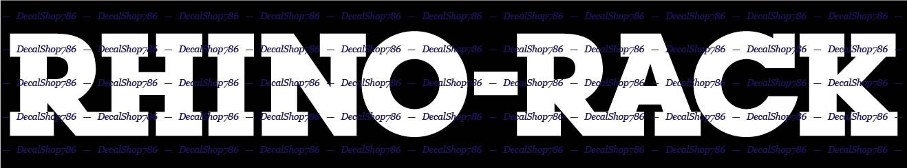 Rhino Rack & Accessory -Motor Sports- Car/SUV Vinyl Die-Cut Peel N' Stick Decals