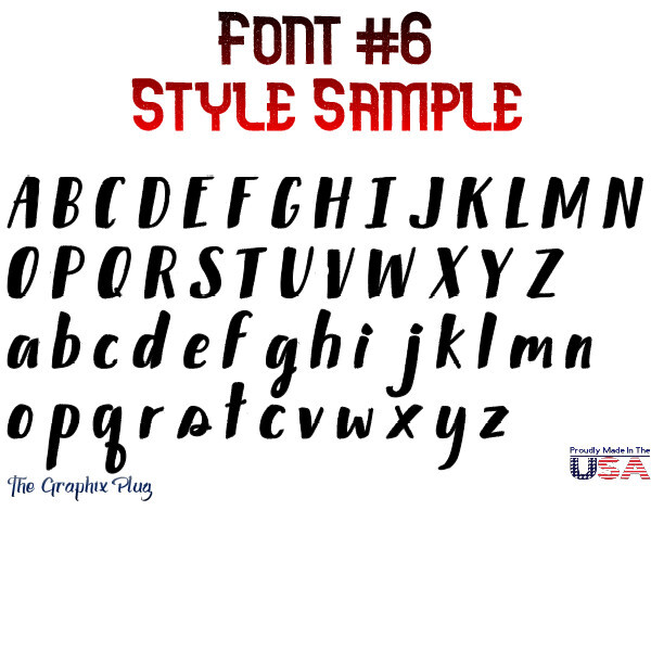 Custom Text Vinyl Lettering Sticker Decal Personalized -ANY TEXT – ANY NAME
