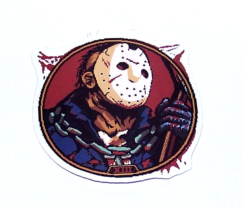 Friday the 13th – Cut Sticker Decal Movie Horror Film JASON VORHEES