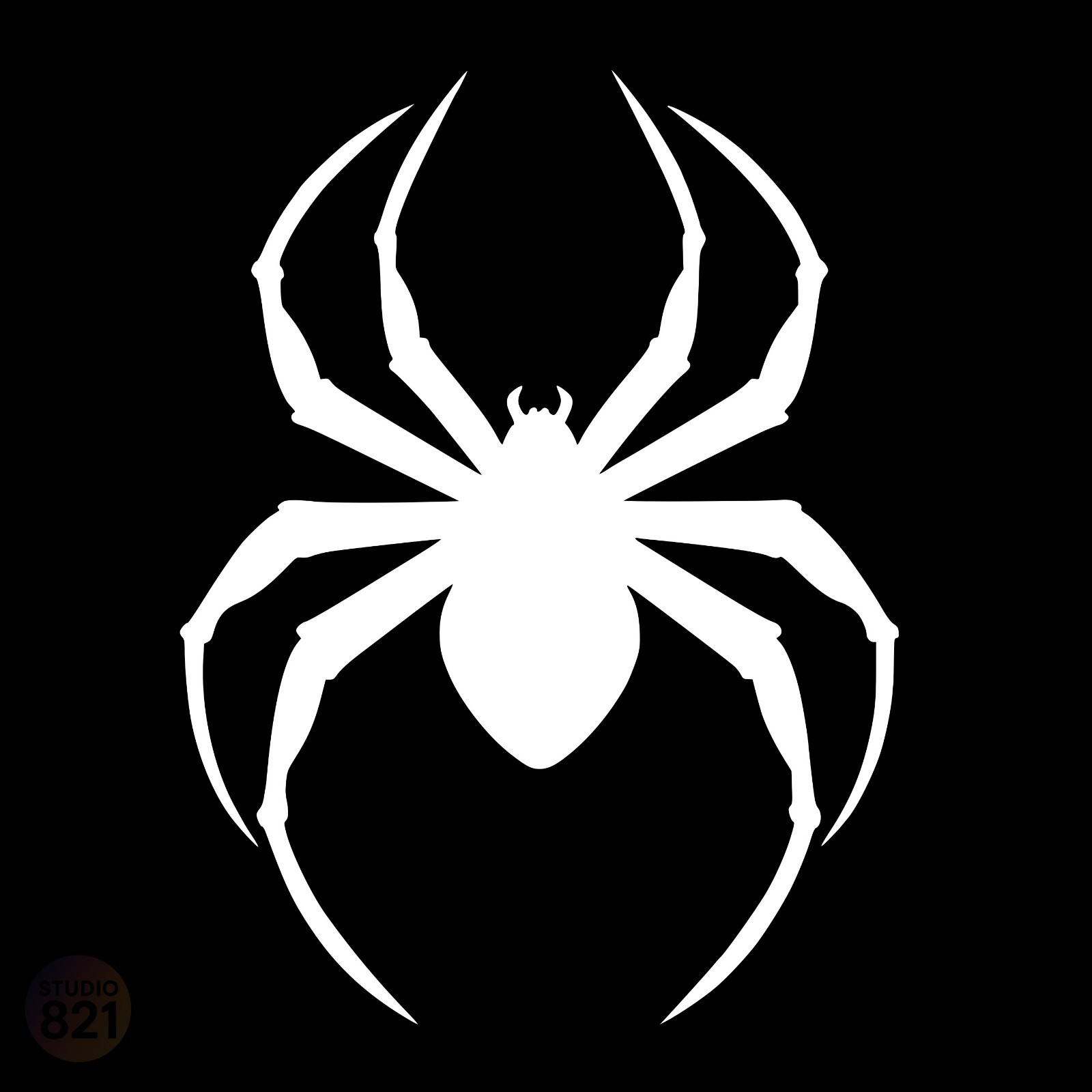 Black Widow Spider Vinyl Decal Sticker – Car Truck Window Laptop Cup Oracal 651