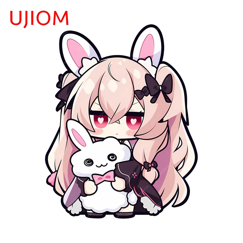 UJIOM Furry Loli Graffiti Wall Sticker Unique Fashionable Solar Panel Room
