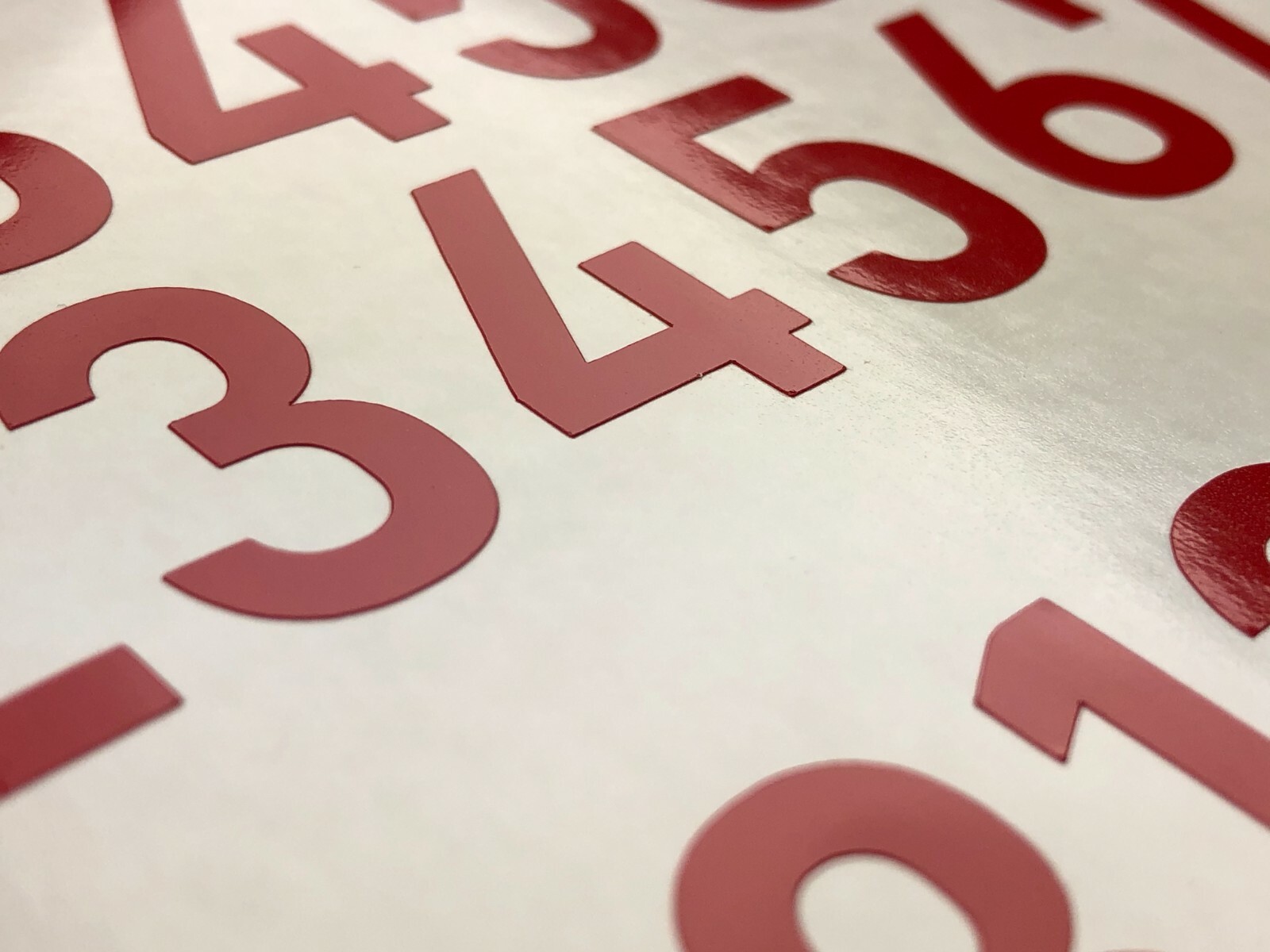 1-10 20+10 Outdoor Vinyl Decal Numbers for Mailbox, Door, Wall, Address, Locker