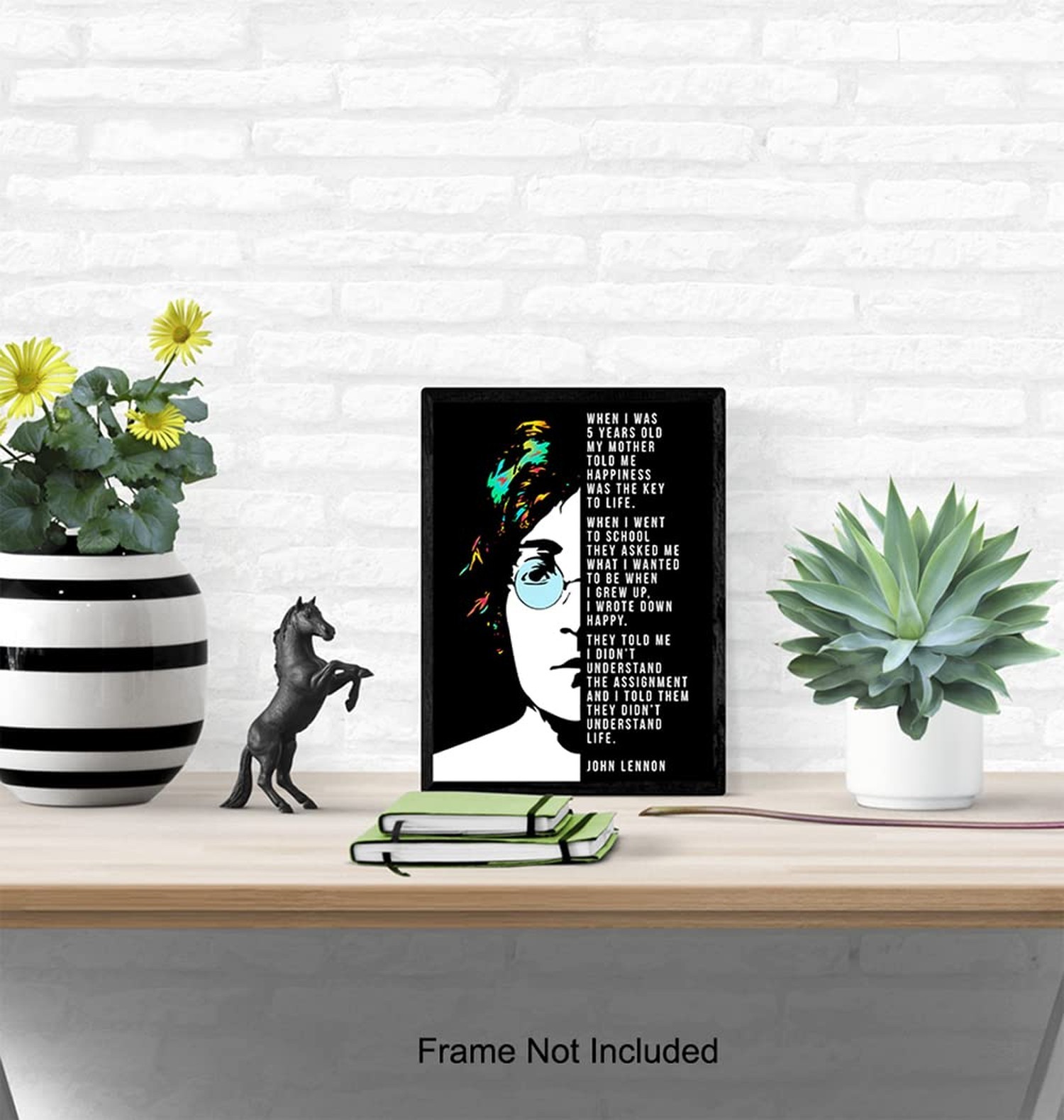 Quote Wall Decor Print – Funny Inspirational 8×10 Home Art for Bedroom, Livin…