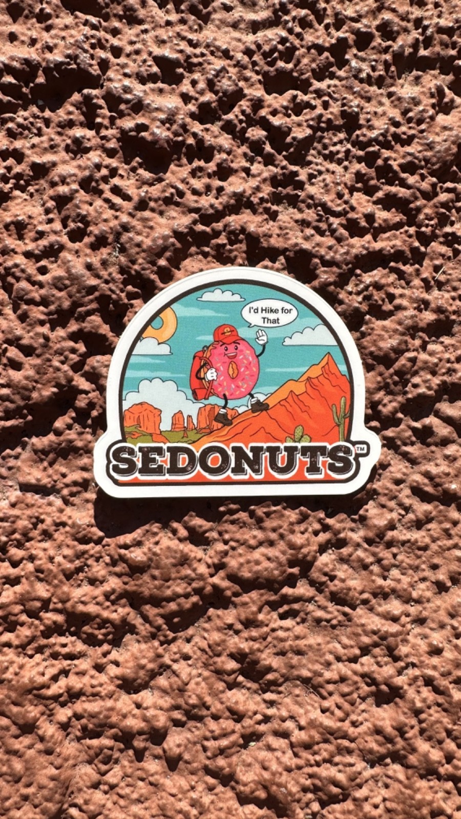Exclusive Sedonuts and Coffee Stickers SEDONA ARIZONA