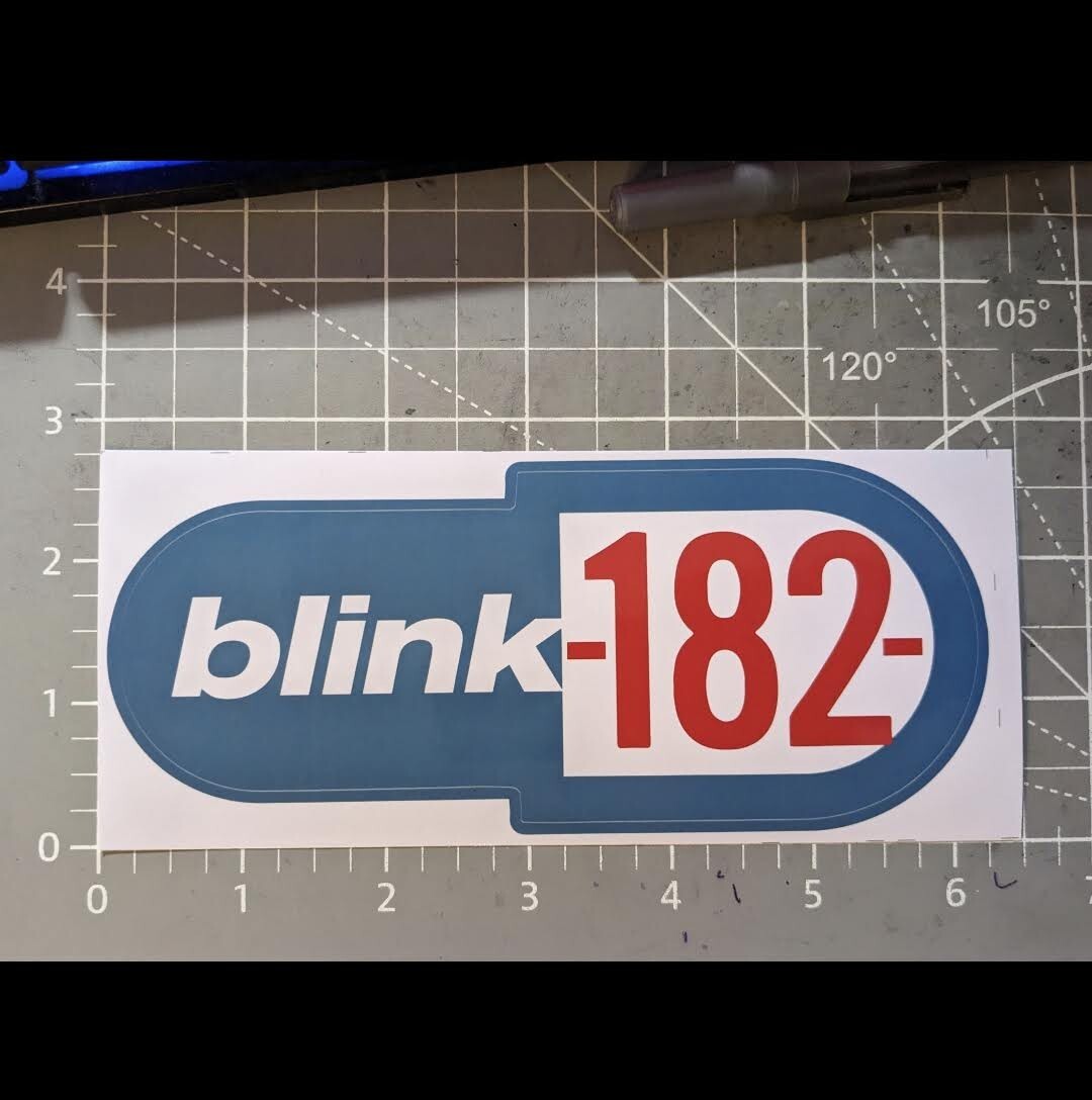 Blink 182 Sticker Enema of the State 2000s Music Rock Punk Pop Vinyl Decal 2.5×6