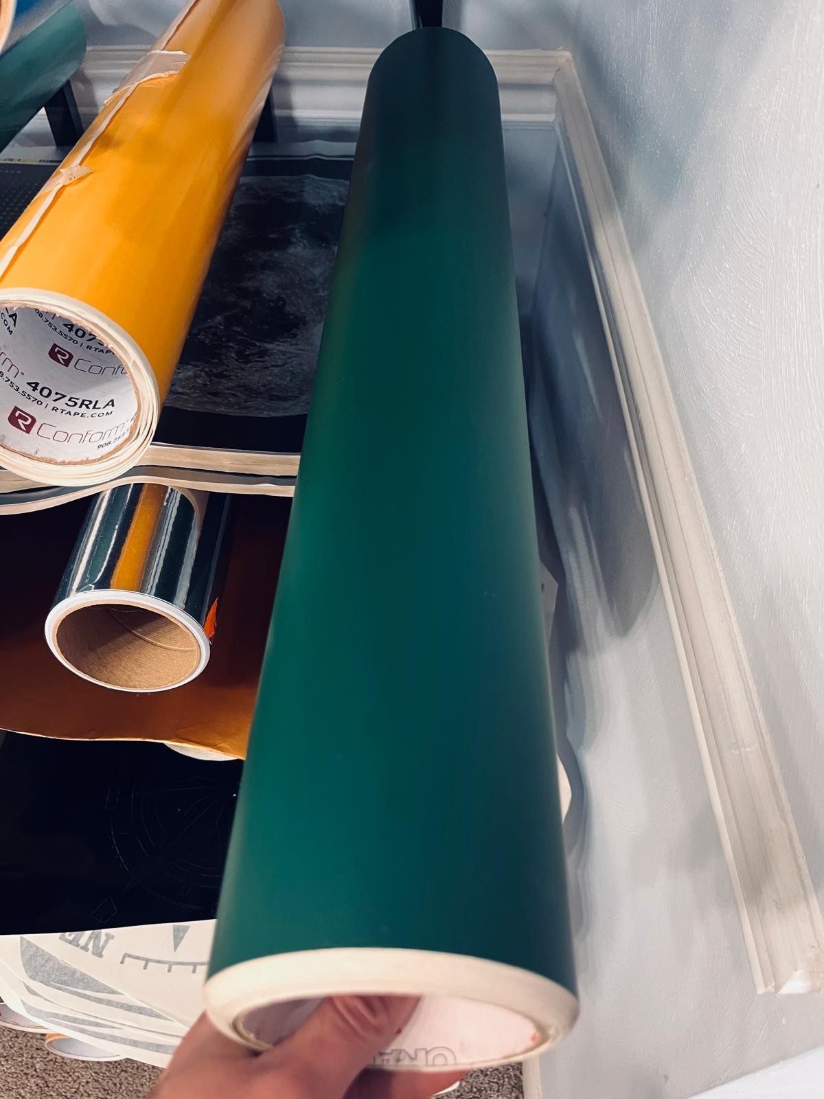 ORACAL 631 Calendered Vinyl Film roll 24 in by 8.5 yards Matte Dark Green 060
