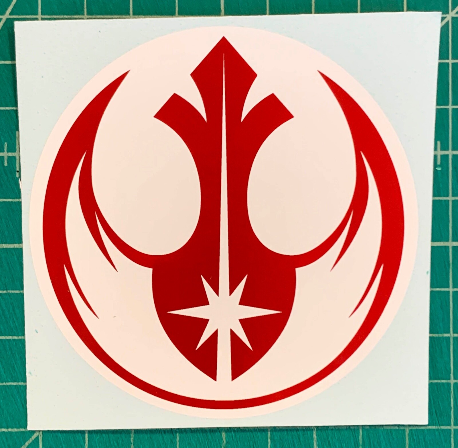 Star Wars Rebel Alliance Jedi Order Decal (Red)