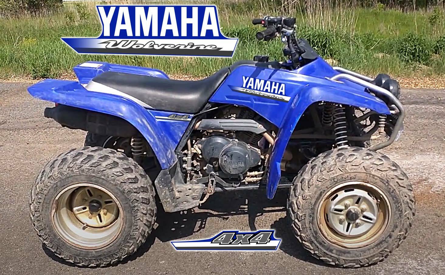 2003 Yamaha Wolverine 350 4×4 Decal graphic sticker OEM kit plastic set