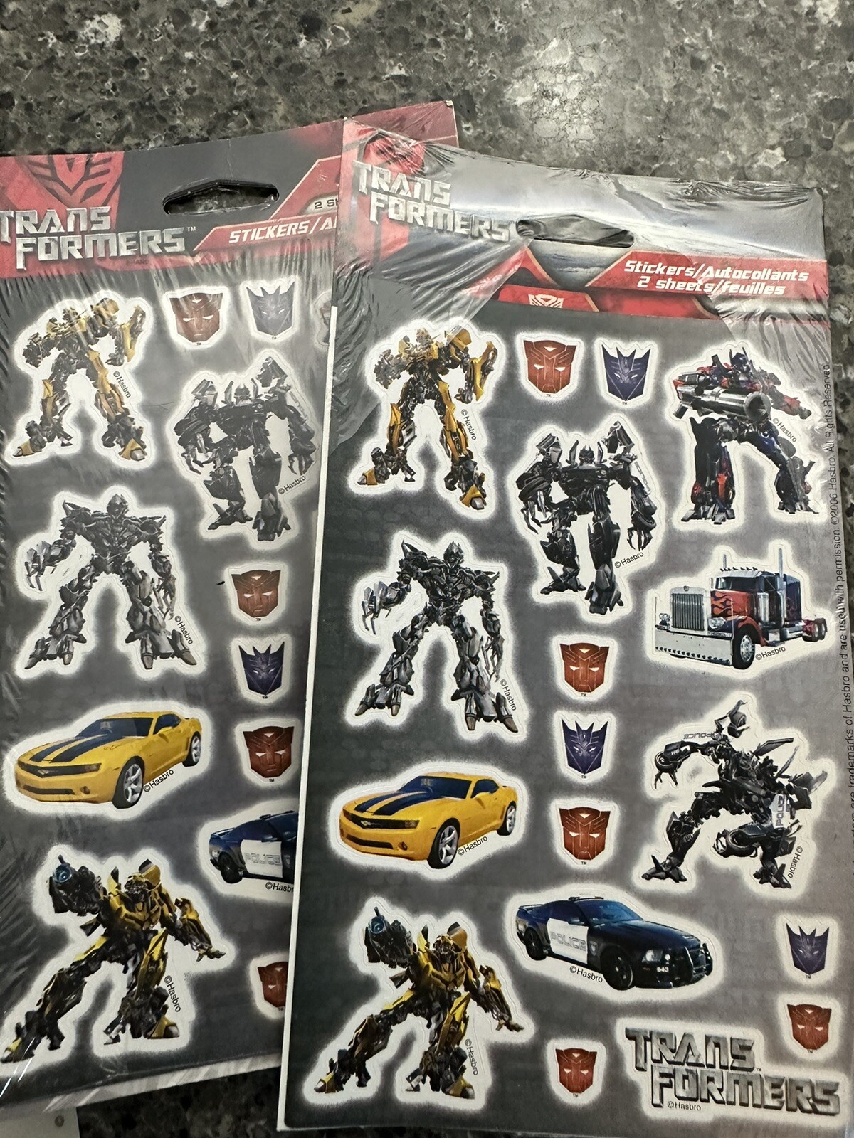 Lot Of 8 Full Sheets Of Assorted Bat MAN Stickers Transformers Ninja Turtles Etc