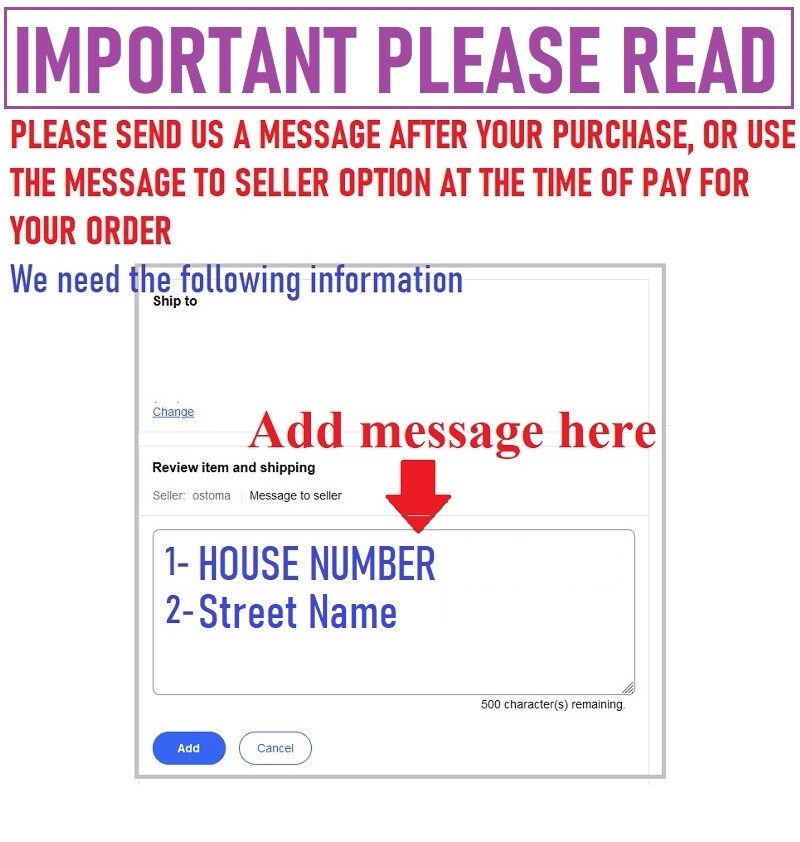 SET OF 2 CUSTOM MADE PERSONALIZED VINYL MAILBOX NUMBERS STREET DECAL,(Model 6)