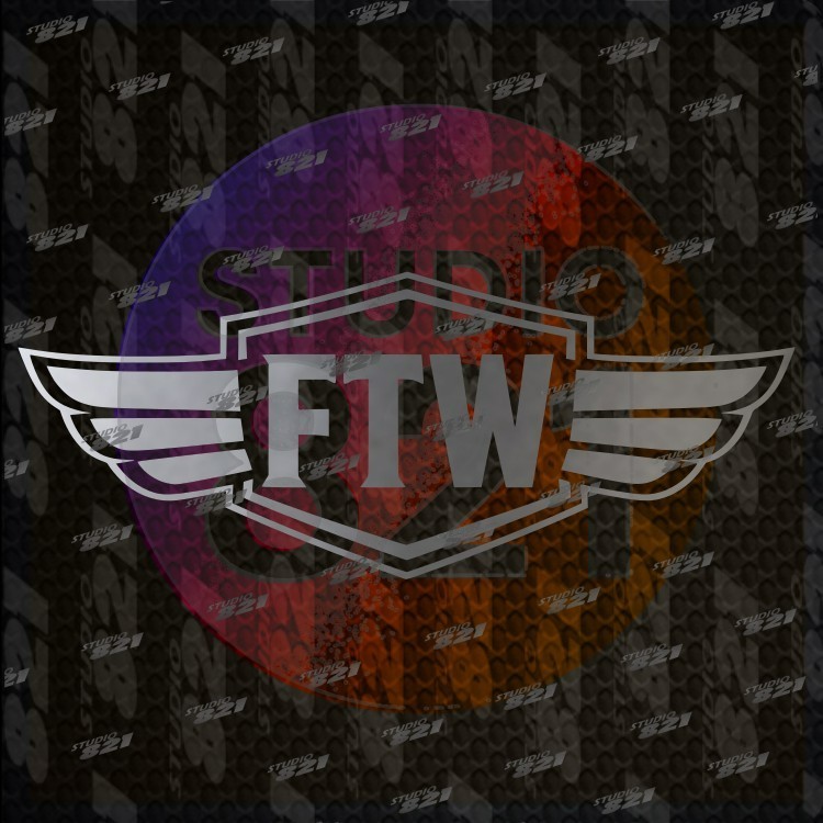 FTW winged Emblem Forever Two Wheels decal sticker