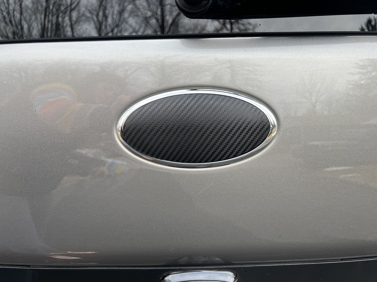 Carbon Fiber Emblem overlay decal Decals graphics fit any 2014 2015 Kia Soul