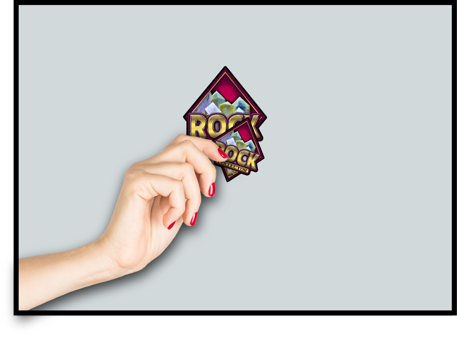 Rock Collector Decal Sticker Pretty Trail Walking Stone Collection Stones Gems