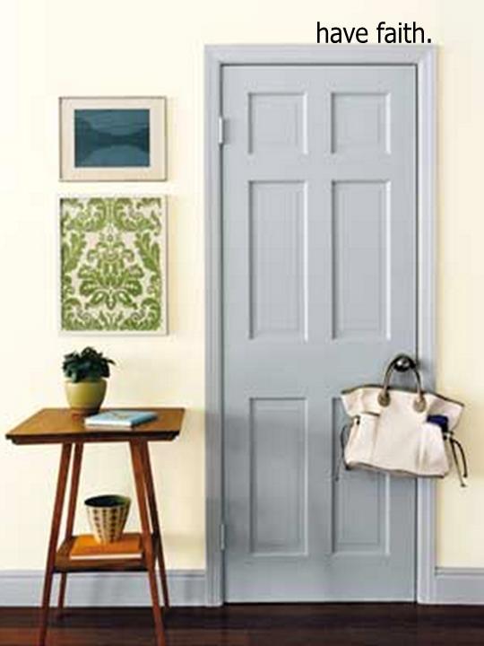Have Faith. Over the Door Vinyl Wall Art Decal Quote Words Lettering Decor