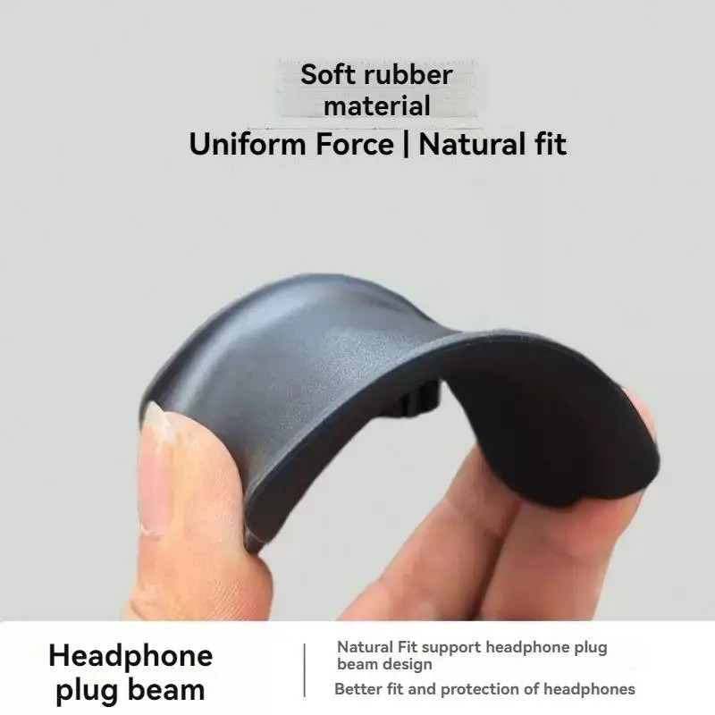 Universal Headphone Stand Plastic Headset Holder Black/White Supporting Flexible