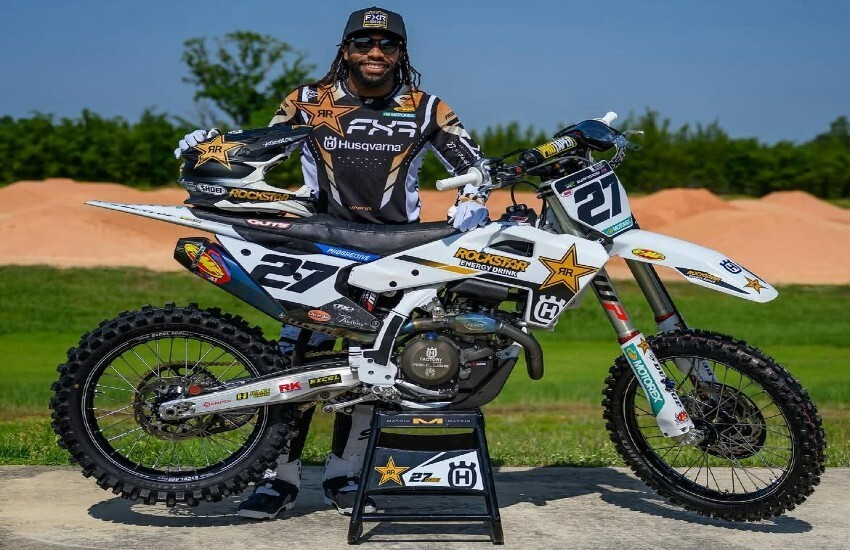 Malcolm Stewart MOTOCROSS Wall Vinyl Decal Poster Print (Removable Adhesive)