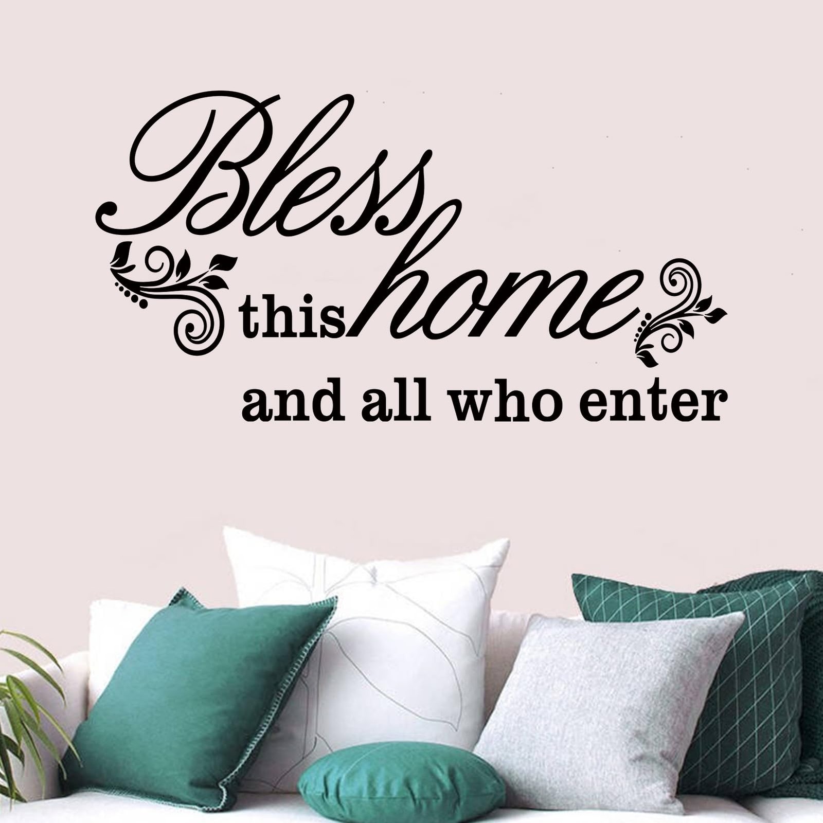 Inspirational Quotes Family Wall Stickers: Home Living Room Bedroom Vinyl Art…