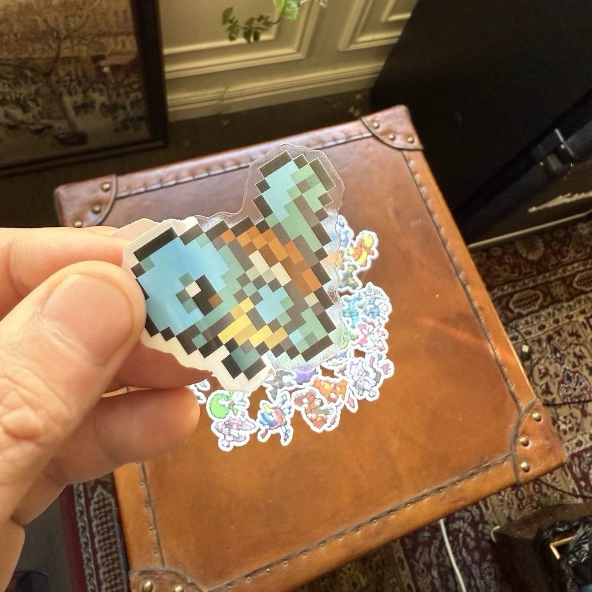 50+ Pokémon Pixel Art Laptop Stickers Transparent Decal Pack Charizard Greninja