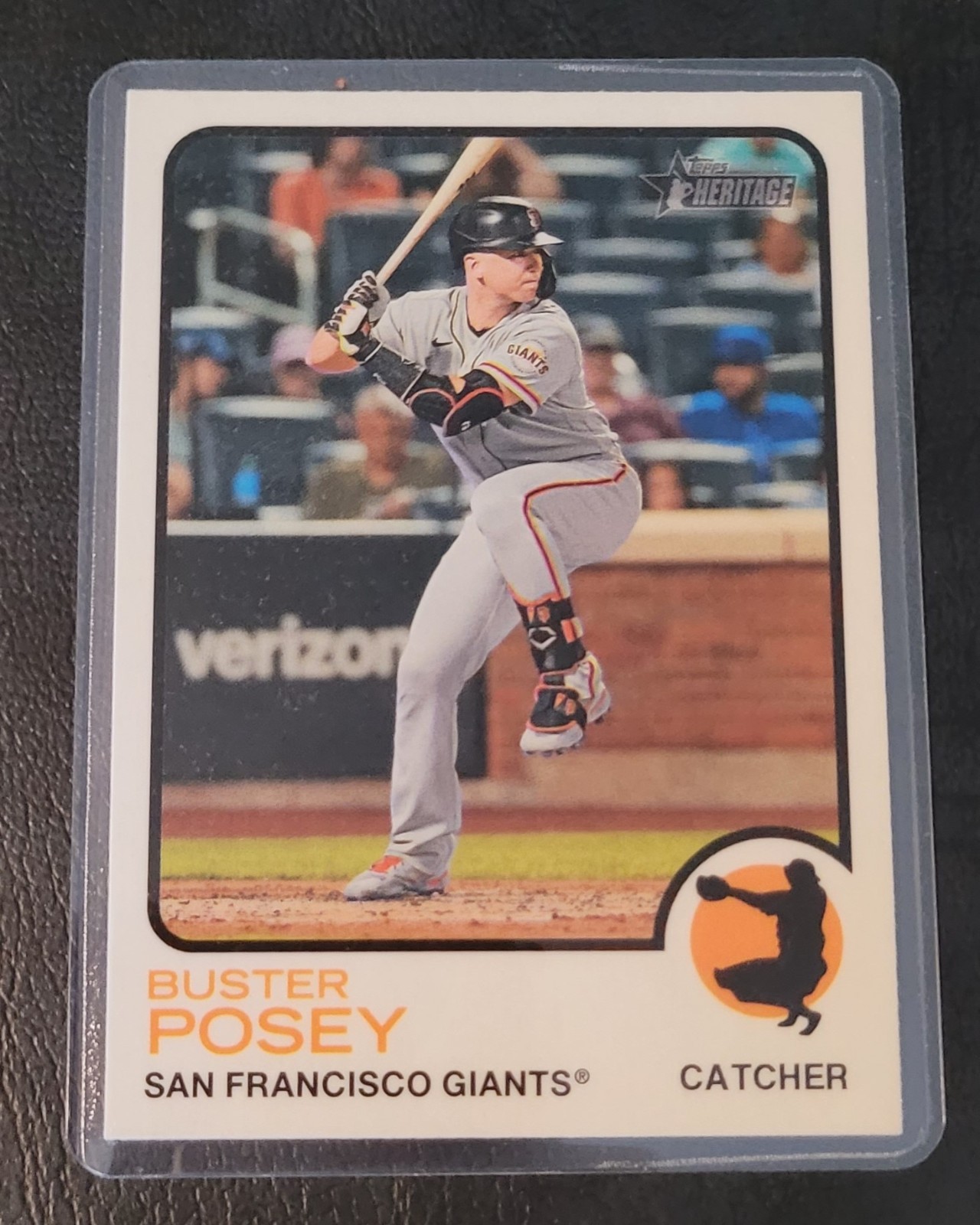 Buster Posey Baseball Card HOF Fridge/Locker/Cabinet Laminated Magnet