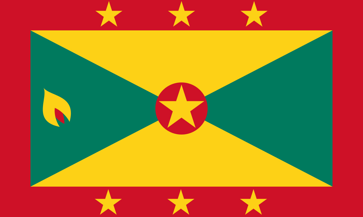 Grenada Country Flag Vinyl Decal Sticker Car Truck Bumper Laptop Tumbler Mug