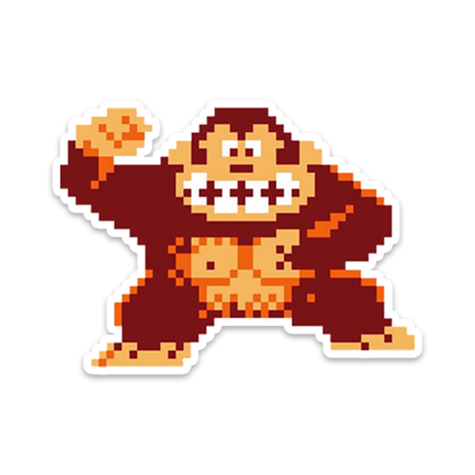 8 Bit Donkey Kong Sticker Vinyl Decal 4 Inch Waterproof High Resolution