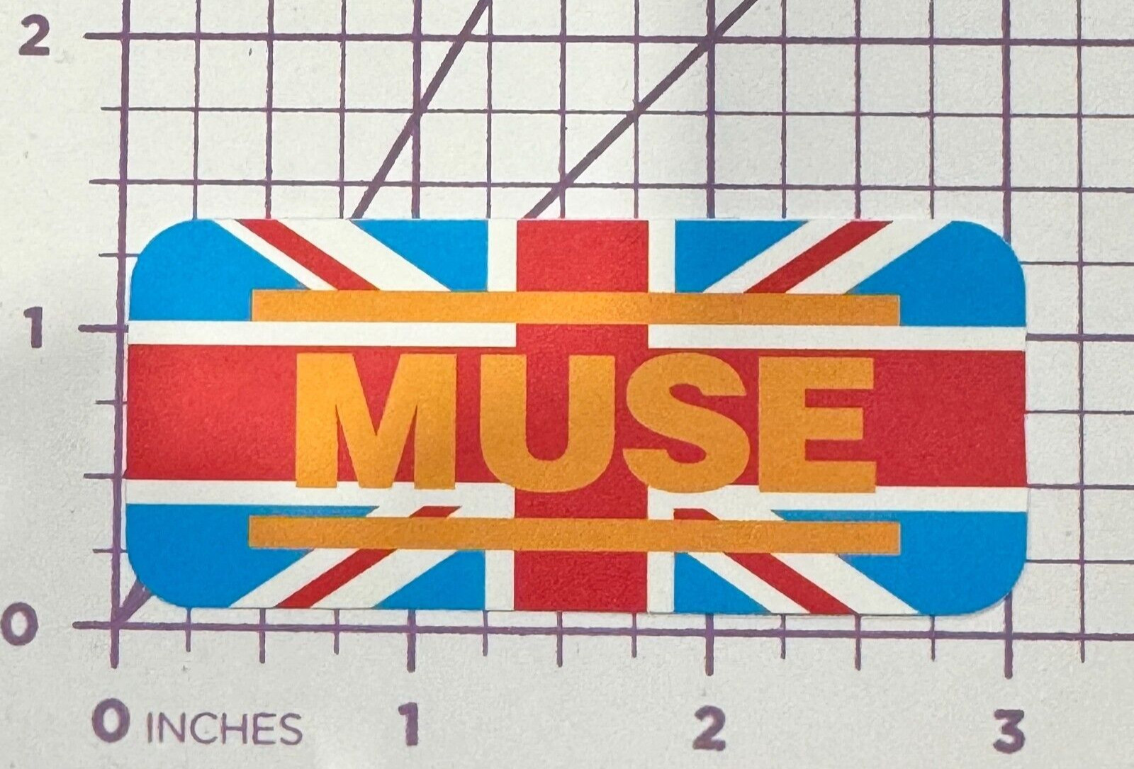 Muse UK – Vinyl Decal Sticker Bomb Gold Graffiti Hard Rock Space Electronic Punk