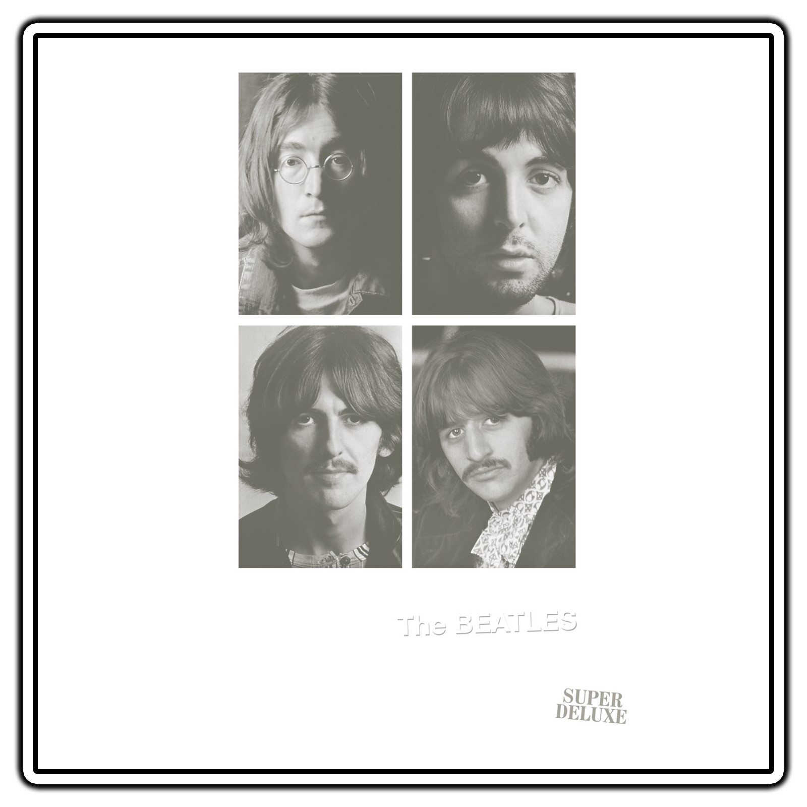 The Beatles – The White Album Cover Sticker Waterproof Vinyl Decal Die-Cut