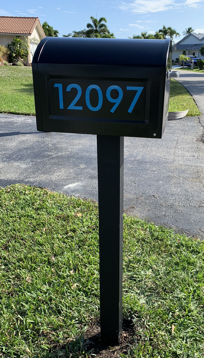 Custom Mailbox Address Numbers
