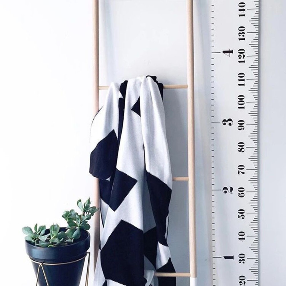 Wood Frame Height Measuring Ruler Hanging Chart For Children Room Wall Decor