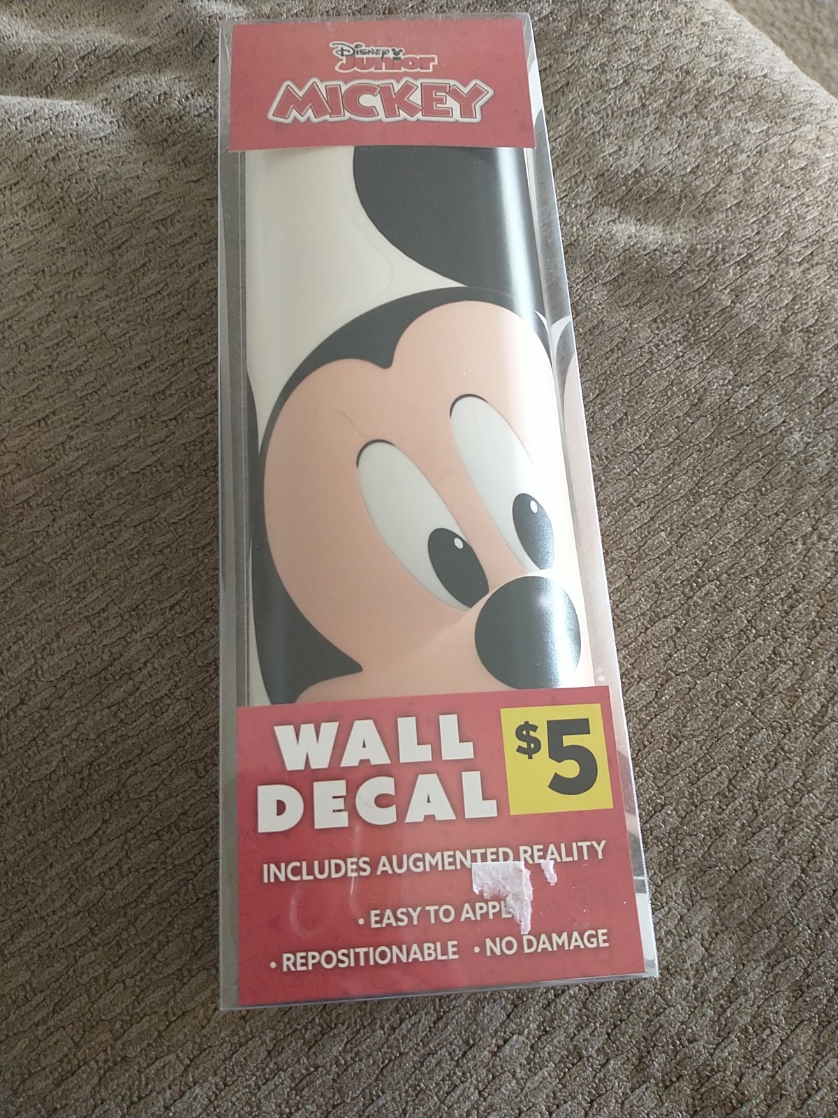 Lot Of 3 MICKEY MOUSE ~ Wall Decal 13" X 16", New In Box, Free Shipping