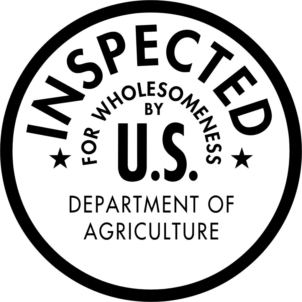 Inspected for Wholesomeness 1 Color Window Wall Vinyl Decal Sticker Printed