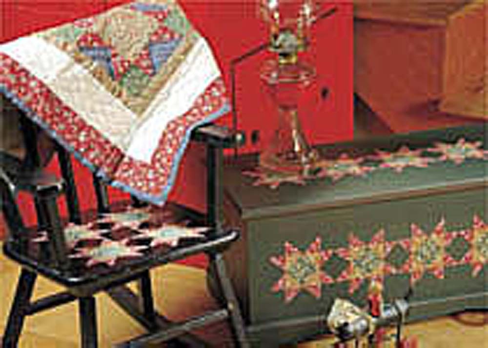 Red Green Material Quilting Quilt Like Decals 25 Wallies Wall Sticker Wood Glass