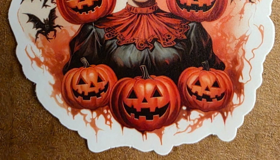 Halloween Sticker Girl Witch Vampire Ghost Gothic Pumpkins Punk Emo Anime Manga